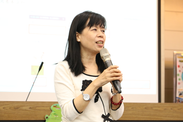 大仁科技大學 陳昱珍老師致詞